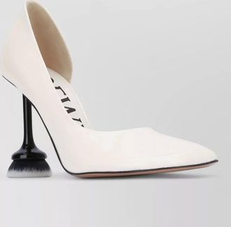 Loewe pumps pointed toe unique sculpted heel
