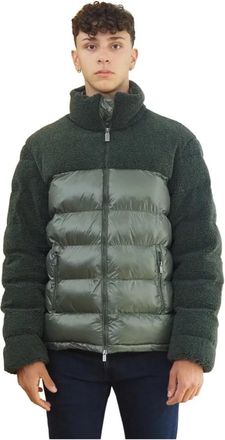 Ciesse Piumini Green Thyme Puffer Jacket - Heren - Gewatteerde jassen - Groen - M - Nylon - Jassen