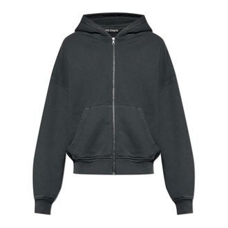 Palm Angels Hoodies & sweatvesten, Heren, Zwart, L, Katoen, Hooded Sweatshirt