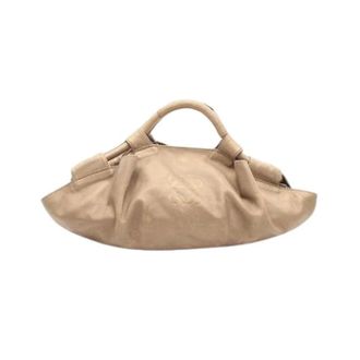 Loewe Pre-owned Handbag - Dames - Pre-owned - Beige - Maat: ONE Size Leer