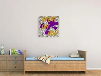 Arte Dal Mondo Adm - Print on Acrylic splat on Usd