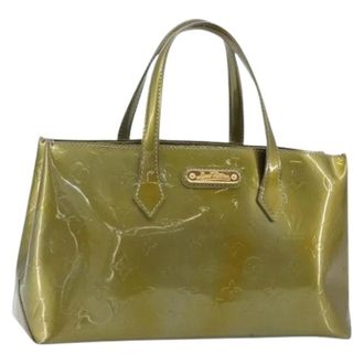 Louis Vuitton Pre-owned Hand Bag - Dames - Pre-owned - Groen - Maat: ONE Size Leer