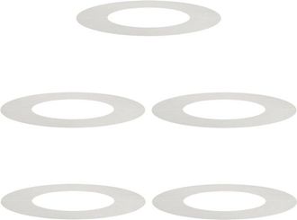 vidaXL Vidaxl - Flat Tree Rings 5 pcs Silver &Oslash;40 / 70 cm Stainless steel