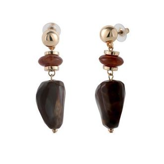 Jessica Simpson Large Bead Drop Earrings for Women, Beaded Dangle Earrings Gold-Tone at Nordstrom