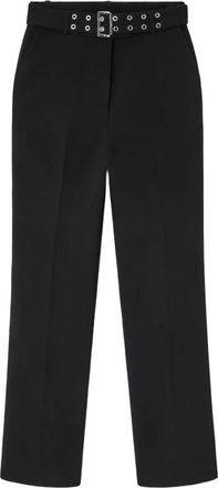 Ganni Pantaloni con cintura - Nero