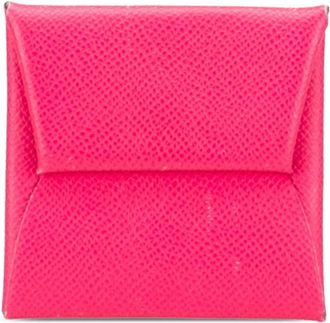 Hermès Pink Epsom Leather Coin Purse/Coin Case (Pre-Owned)