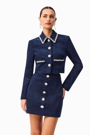 Elliatt Melody Mini Skirt In Indigo