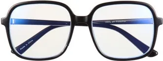 BP. Square Blue Light Blocking Glasses in Black at Nordstrom
