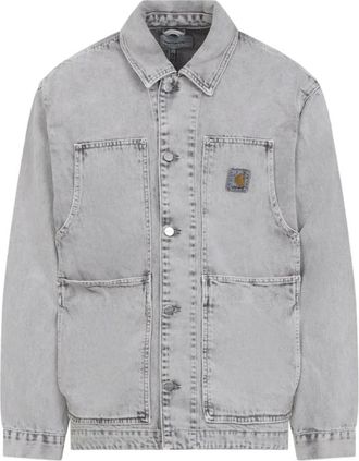 Carhartt Work in Progress OG Double Front Jacket - Heren - Spijkerjassen - Grijs - XL - Katoen - Jassen