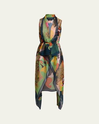 Etro Silk Foulard Vest