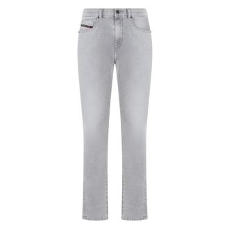 Diesel Slim-fit Jeans, male, Gray, Size: W34 Jeans in light gray denim