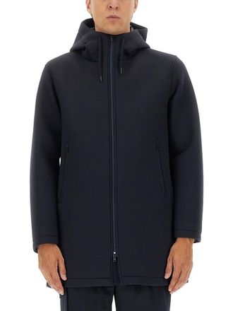 Herno Long Parka In Three Layers Scuba