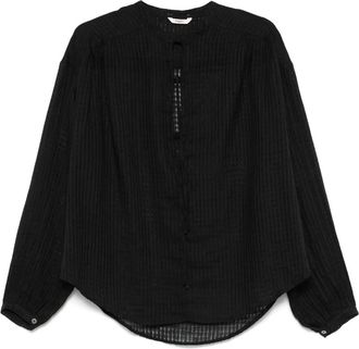 Barena Blusa a quadri - Nero