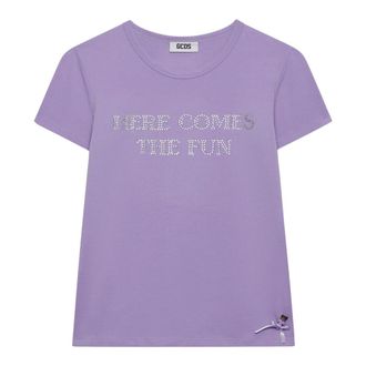 GCDS Mujer, Camisetas, P&uacute;rpura, Talla: L
