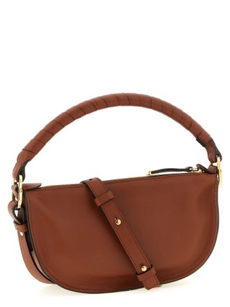 Chlo&eacute; Marcie Calfskin Leather Shoulder Bag - Cognac