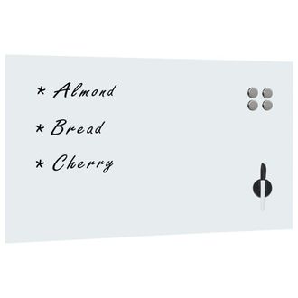vidaXL Pizarra Magn&eacute;tica De Pared Vidrio 120x60 Cm Vidaxl