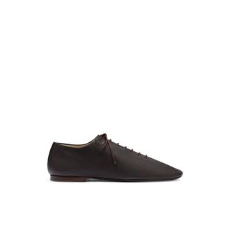 Christophe Lemaire Schoenen, Dames, Bruin, 39 EU, Katoen, Souris Flat Classic Derbies
