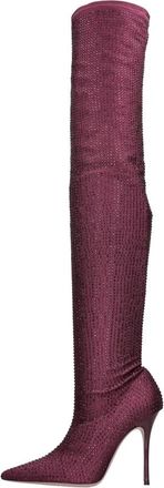 Gedebe Logan Over-the-knee Laarzen - Dames - Over de knie laarzen - Rood - 38 EU - Leer - Schoenen