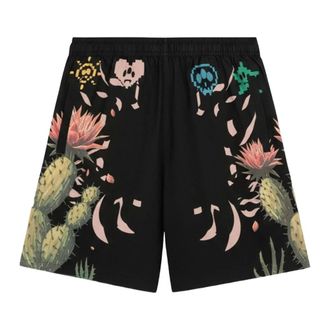 Barrow Beachwear, male, Black, Size: XL Popeline Shorts