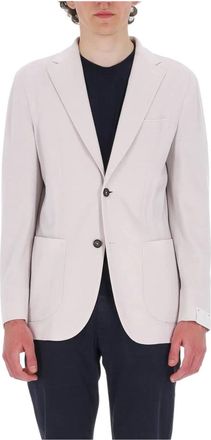 Eleventy Super 150s Soft Jacket - Heren - Blazers - Beige - XL - Wol - Jassen
