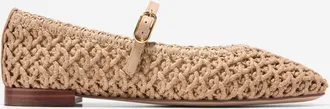 Cole Haan Womens Harlan Mary Jane Ballet Flats - Beige Size 10.5