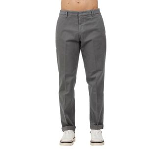 Dondup Broeken, Heren, Grijs, W36, Katoen, Gaubert Relax Broek