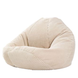 Nordlys Puff de sal&oacute;n en terciopelo beige