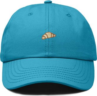 Dalix Croissant Dad Cap in Teal at Nordstrom