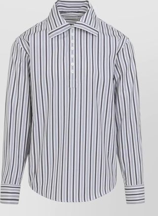 Dries Van Noten striped long-sleeve shirt