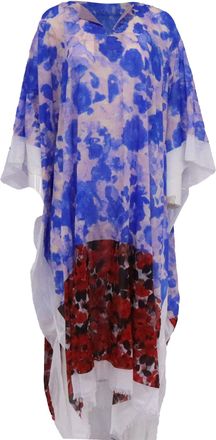 Dries Van Noten Printed Beach Maxi Dress in Multicolor Cotton