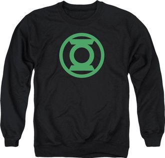 Gildan Green Lantern Green Emblem Adult Crewneck Sweatshirt