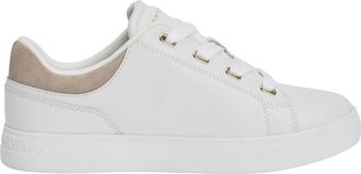 Tommy Jeans Cr&egrave;me Sneakers Minimalistische Stijl Chunky Zool - Dames - Sneakers - Beige - 40 EU - Leer - Schoenen