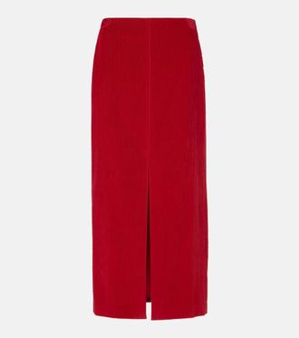 Brunello Cucinelli Cotton midi skirt
