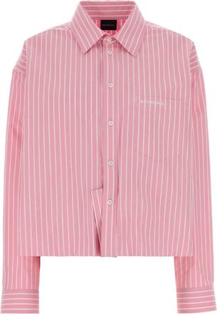 Balenciaga Embroidered Poplin Oversize Shirt