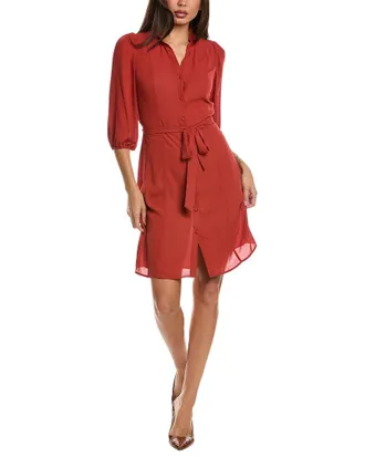 Nanette Lepore Tie Waist Shirtdress