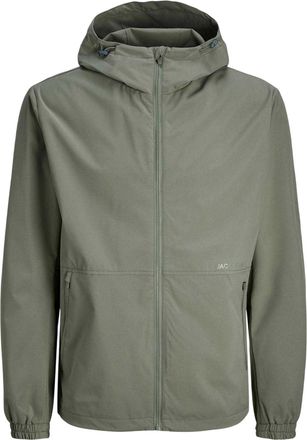 Jack & Jones Jack And Jones Heren Lichtgewicht Jas met Capuchon (Agave Groen)