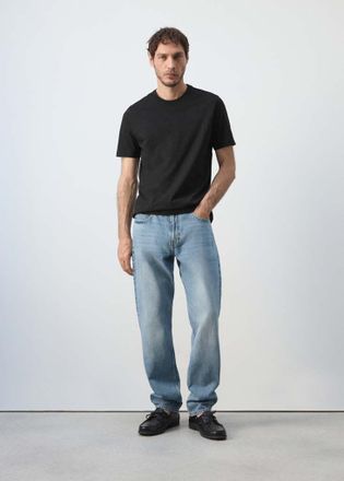 Mango T-shirt slim-fit 180 gsm nero - Uomo - XXL - MANGO MAN