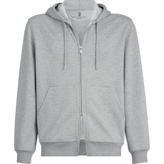 Brunello Cucinelli Double cloth sweatshirt in Medium Grey at Nordstrom, Size Xxx-Large Eu
