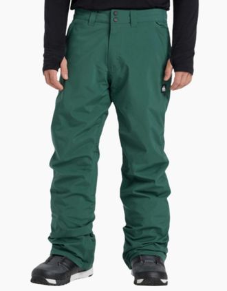 Quiksilver Mens Quiksilver Mens Estate Waterproof Breathable Snow Pants - Green - Size: XL