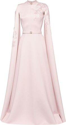 Saiid Kobeisy floral embroidered kaftan - Pink