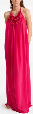 Yves Salomon Abito lungo - Rosa
