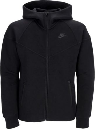 Nike Tech Fleece Full-Zip Hoodie Vrouw - Dames - Sportshirts - Zwart - S - Fitness