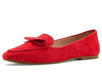 Cole Haan Payson Soft Bow Loafers Womens Shoes Salsa Suede : 10.5 B - Medium, Leather