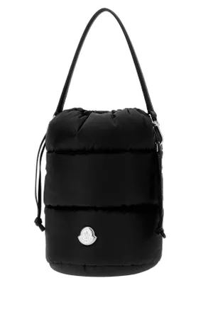 Moncler Womens Black Nylon Caradoc Bucket Bag 999 Borse A Secchiello