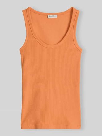Marc O'Polo Regular Fit Top aus Baumwoll-Mix in Orange, Gr&ouml;&szlig;e XXL