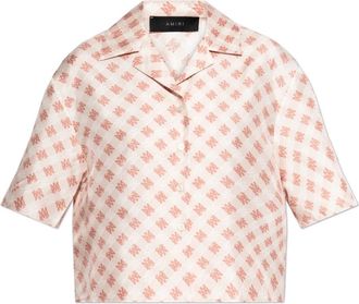 Amiri Zijden Blouse - Dames - Overhemden - Roze - S - Overhemden