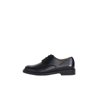 Our Legacy Business Shoes, male, Black, Size: 8 US Black Flat Lace-up Shoes