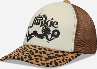 Hysteric Glamour Vinyl Junkie Mesh Cap Brown