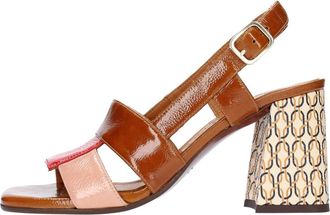 Chie Mihara Sandalen met hoge hak - Dames - Sandalen met hakken - Veelkleurig - 36 EU - Leer - Schoenen