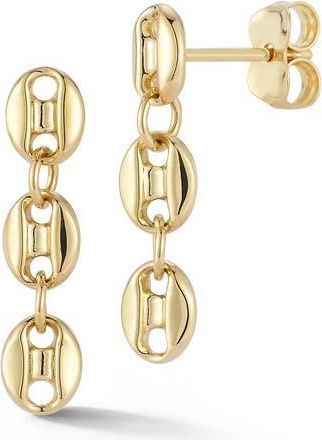 Ember Fine Jewelry 14K Gold Mariner Chain Drop Earrings at Nordstrom Rack